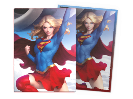 Supergirl - Superman Series - Brushed Art Sleeves Standard Size For Sale