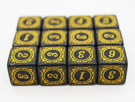 12 piece D6 s - Magic Burst Yellow Online Hot Sale