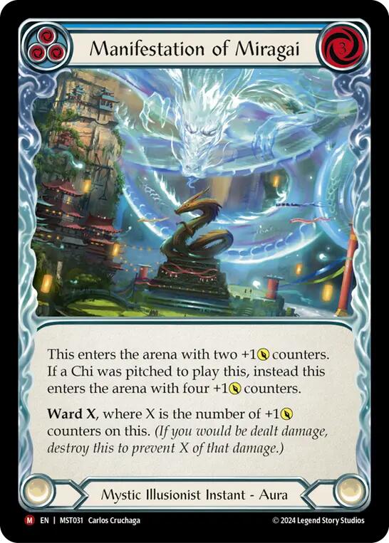 Manifestation of Miragai [MST031] (Part the Mistveil)  Rainbow Foil on Sale