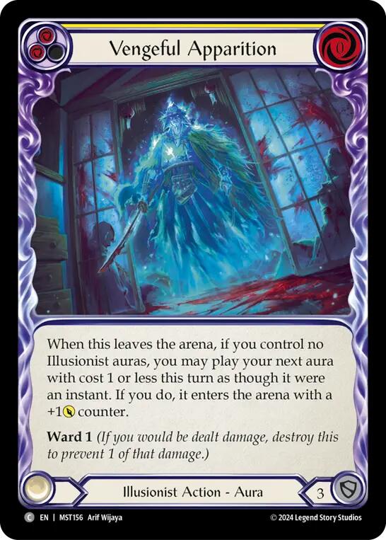 Vengeful Apparition (Yellow) [MST156] (Part the Mistveil) Cheap