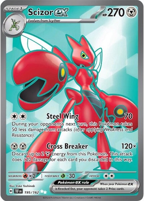 Scizor ex (195 162) [Scarlet & Violet: Temporal Forces] Online Hot Sale