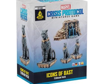 MARVEL: CRISIS PROTOCOL - ICONS OF BAST TERRAIN PACK For Sale