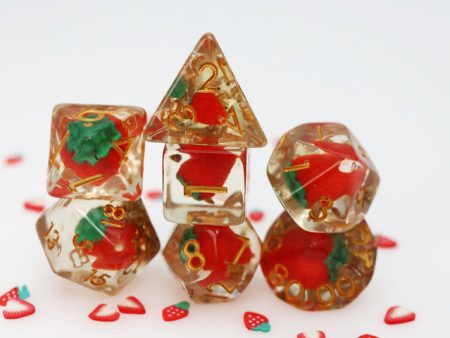 Wild Strawberries RPG Dice Set For Sale