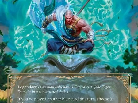 Sacred Art: Jade Tiger Domain (Marvel) [MST053] (Part the Mistveil)  Cold Foil Supply