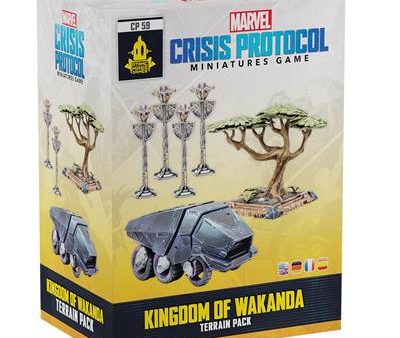 MARVEL: CRISIS PROTOCOL - KINGDOM OF WAKANDA TERRAIN PACK For Cheap