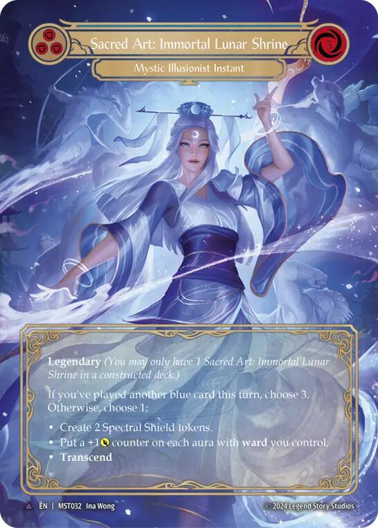 Sacred Art: Immortal Lunar Shrine    Inner Chi (Marvel) [MST032] (Part the Mistveil)  Cold Foil Cheap