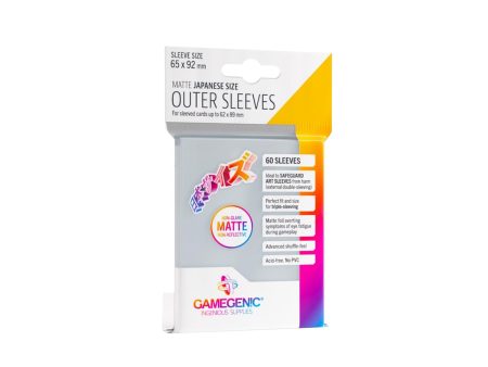 GAMEGENIC: Outer Sleeves Matte Japanese Size Online Sale