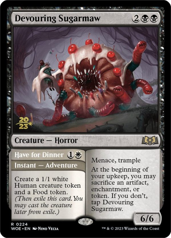 Devouring Sugarmaw    Have for Dinner(Promo Pack) [Wilds of Eldraine Promos] Online Hot Sale