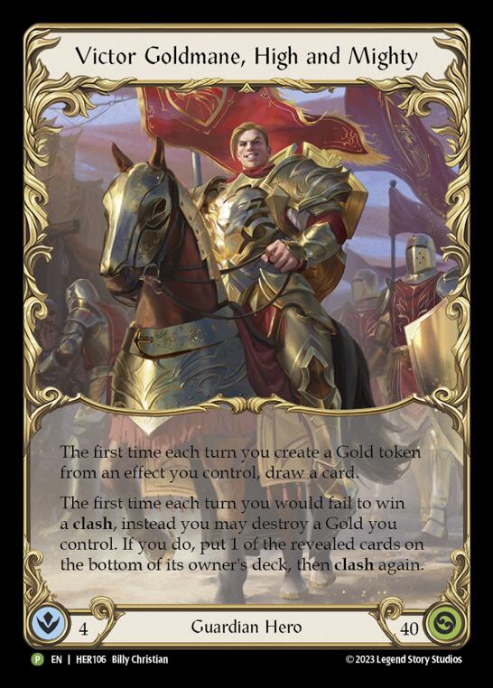 Victor Goldmane, High and Mighty [HER106] (Promo)  Rainbow Foil Online Sale