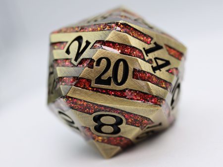 35MM METAL D20 - BRONZE WITH RED MICA Online Sale