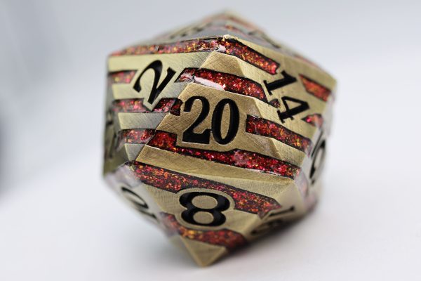 35MM METAL D20 - BRONZE WITH RED MICA Online Sale