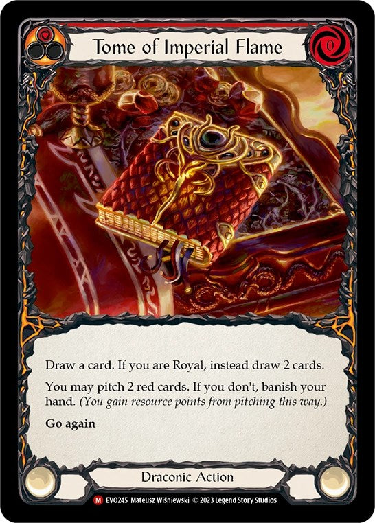 Tome of Imperial Flame [EVO245] (Bright Lights)  Rainbow Foil Online Sale