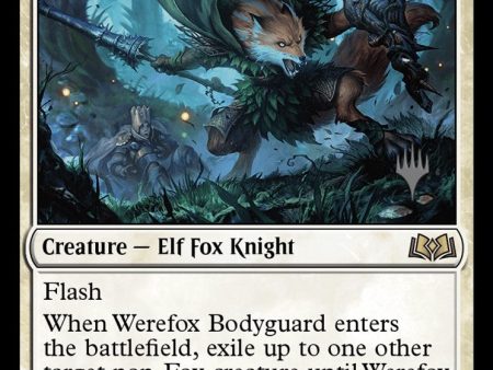 Werefox Bodyguard (Promo Pack) [Wilds of Eldraine Promos] Online Hot Sale