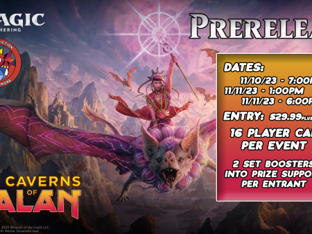 MTG: Lost Caverns of Ixalan Prerelease - Saturday Afternoon (11 11 23) ticket Discount