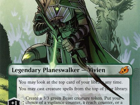 Vivien, Monsters  Advocate (Borderless) [Ikoria: Lair of Behemoths] Hot on Sale