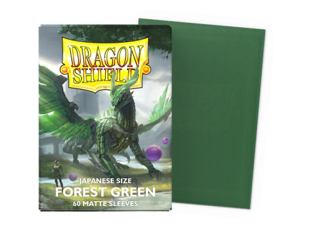 Dragon Shield Japanese: (60) Matte Forest Green Sale