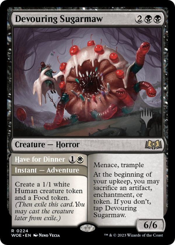 Devouring Sugarmaw    Have for Dinner(Promo Pack) [Wilds of Eldraine Promos] Online Hot Sale