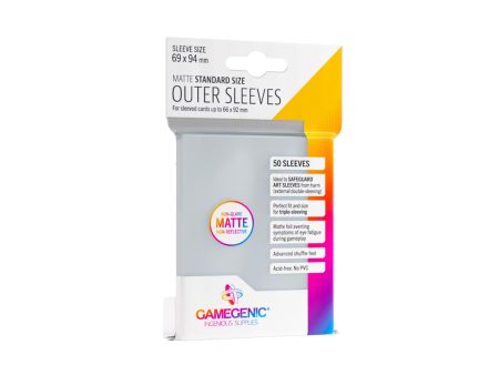 GAMEGENIC: Outer Sleeves Matte Standard Size Sale