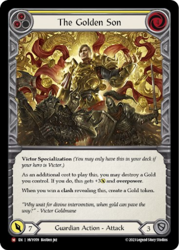 The Golden Son (Yellow) [HVY059] (Heavy Hitters)  Rainbow Foil For Discount