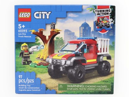 Retired Set 60393 City 4x4 Fire Truck Rescue Discount