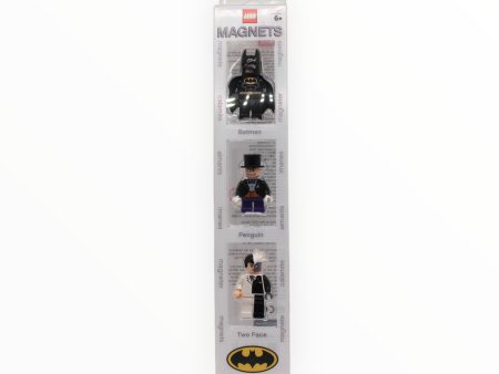 Retired Set 4493780 LEGO Batman Magnet Set - Batman, Penguin, and Two-Face Blister Pack Online Sale