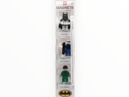 Retired Set 4514894 LEGO Batman Magnet Set - Batman, Mr. Freeze, and Riddler Blister Pack Online now