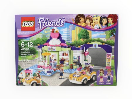 Retired Set 41320 Friends Heartlake Frozen Yogurt Shop For Sale